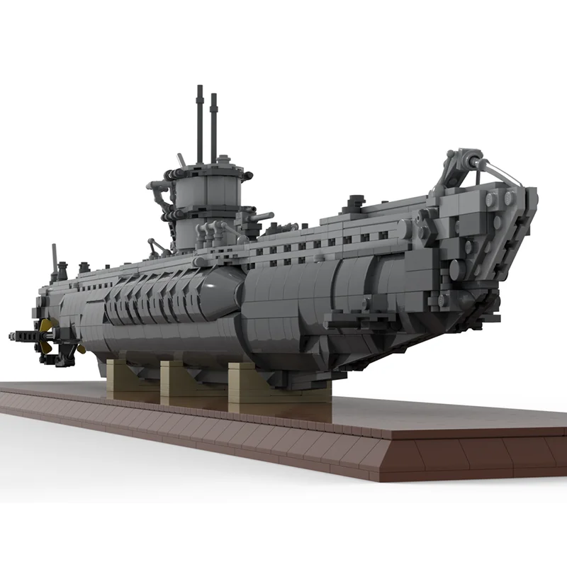 Military Series Model Moc Building Blocks Modular Type VIIC U-Boat Model Technology Bricks DIY Assembly Set Gift Holiday Toy
