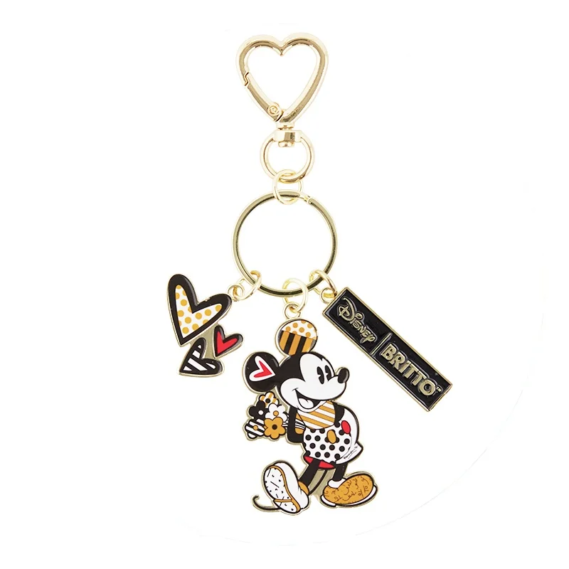 พวงกุญแจสติทช์น่ารักจากดิสนีย์ ของตกแต่งน่ารัก สีดำทอง พวงกุญแจสติทช์ ของขวัญวันเกิดสำหรับเด็กผู้หญิง ของเล่นอนิเมะสำหรับเด็ก