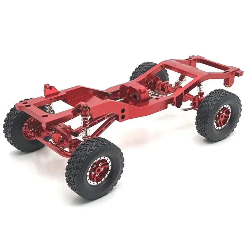 Front Rear Axle Foot Pedals Pull Rod Suspension Frame Rudder Base for MN 1/12 MN82 LC79 RC Crawler Car Metal Upgrade Parts