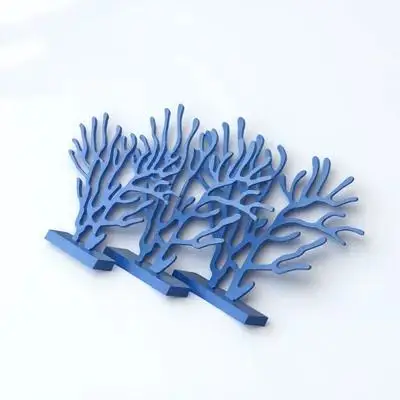 1 set 1 Set Wooden Coral Ornaments Mediterranean Home Decor For Party Holiday Ocean Theme Tabletop Decor Room Housewarming