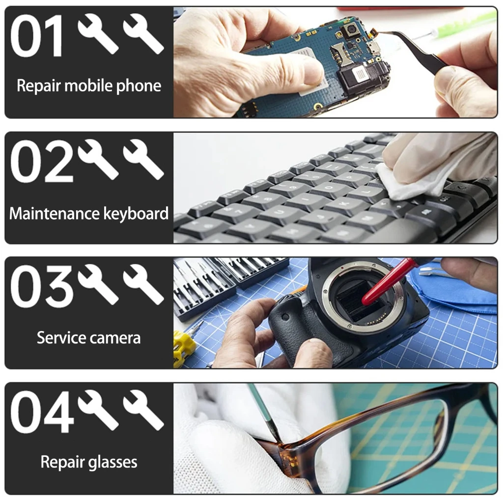 49 In 1 Precisions Screwdriver Set for Electronics and DIY Repairs Tool