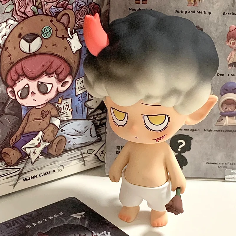 52TOYS EMOR アウトサイダーシリーズ トレンディブラインドボックストイズ キュートドールオーナメント 個性的なトレンディギフト デスクトップデコレーション クリスマス用