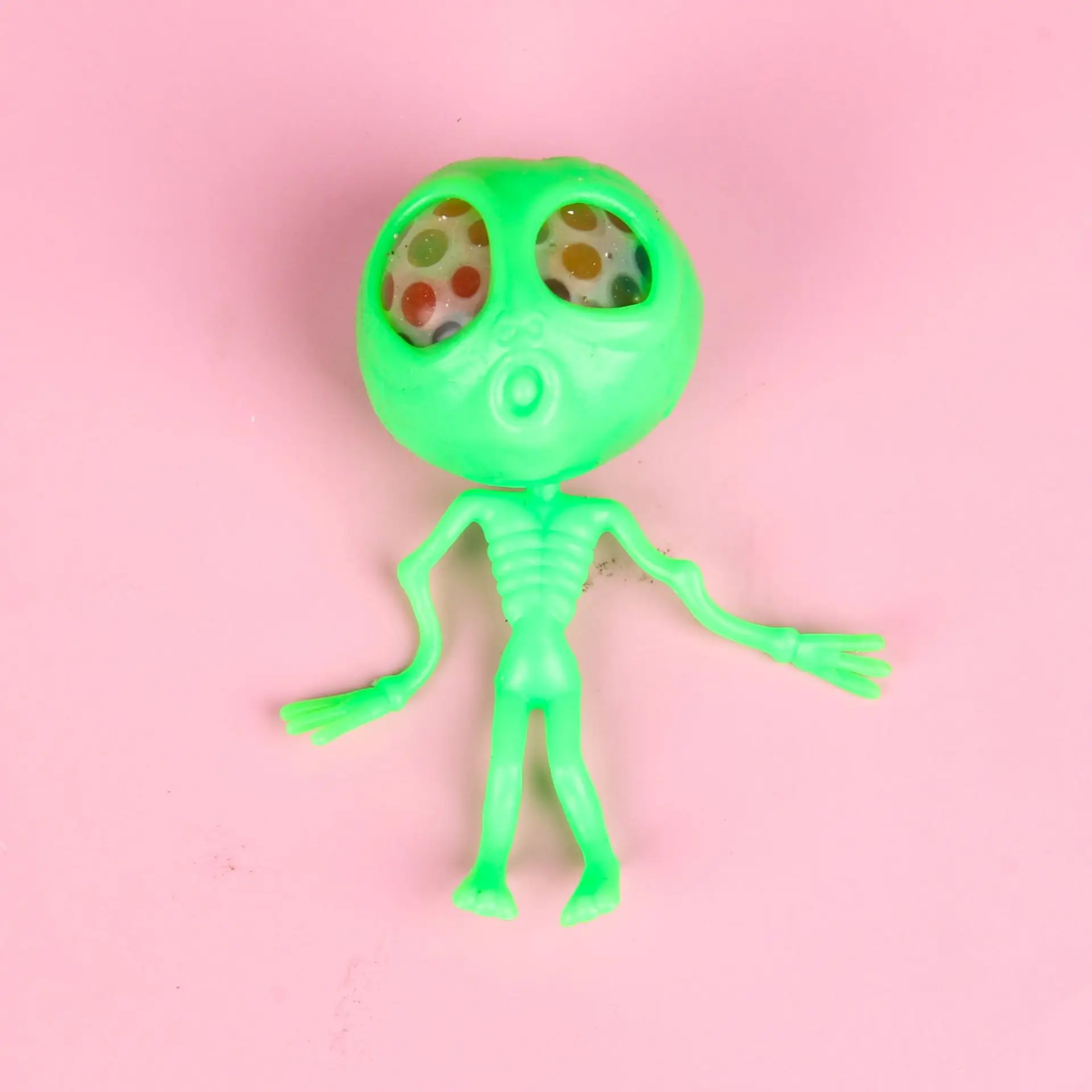 Creative Novelty Skeleton Alien Kids Halloween Gift Spoof Squeeze Sensory Stress Relief Toy Stress Ball Left Restless Boy Toy