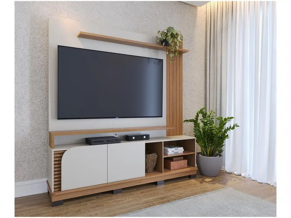 ESTANTE PARA TV 75" JURERÊ COM 2  PORTAS - Colibri