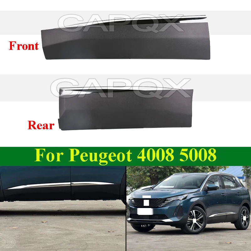 

CAPQX дверная защита, защитная панель, накладка для Peugeot 4008 5008, накладка на дверную панель, молдингная панель