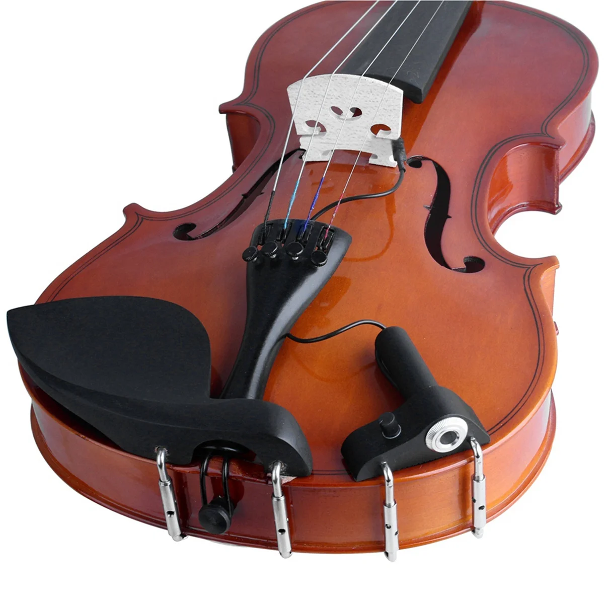 

Violin Pickup Portable Piezo Violin Pickup CV-19 with External Jack Mount for Ukulele SXM