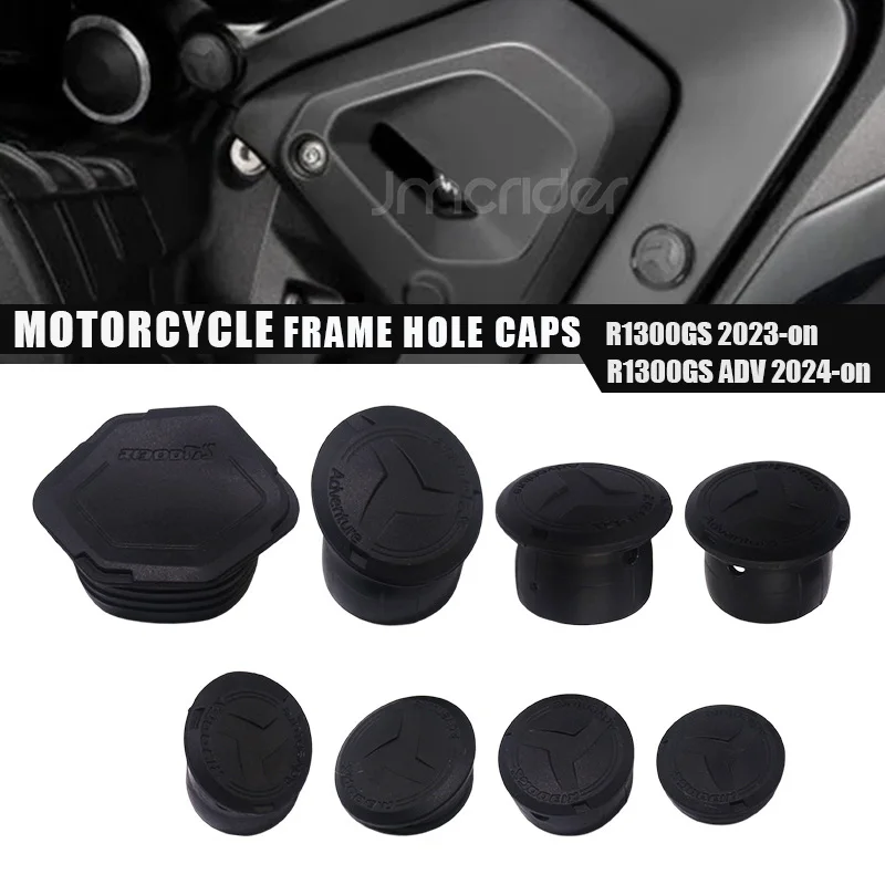 Frame Hole Cover Caps Plug Decorative Frame End Cap Set For BMW R1300GS R1300 R 1300 GS Adventure R 1300GS 2023 2024 2025