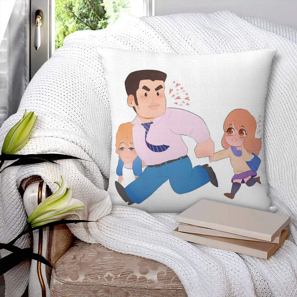 Romantic Anime My Love Story Ore Monogatari Square Pillowcase Cushion Cover Pillow Case Throw Pillow Cover for Home Living Room