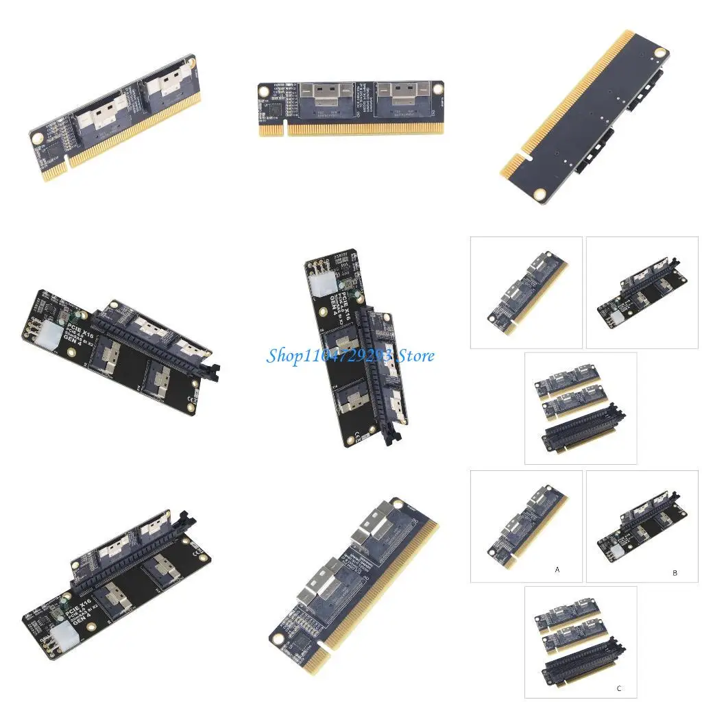 

Y2GD PCIE3.0 4-port NVME Expansion Card for Graphics Card GPU SSD Adapter