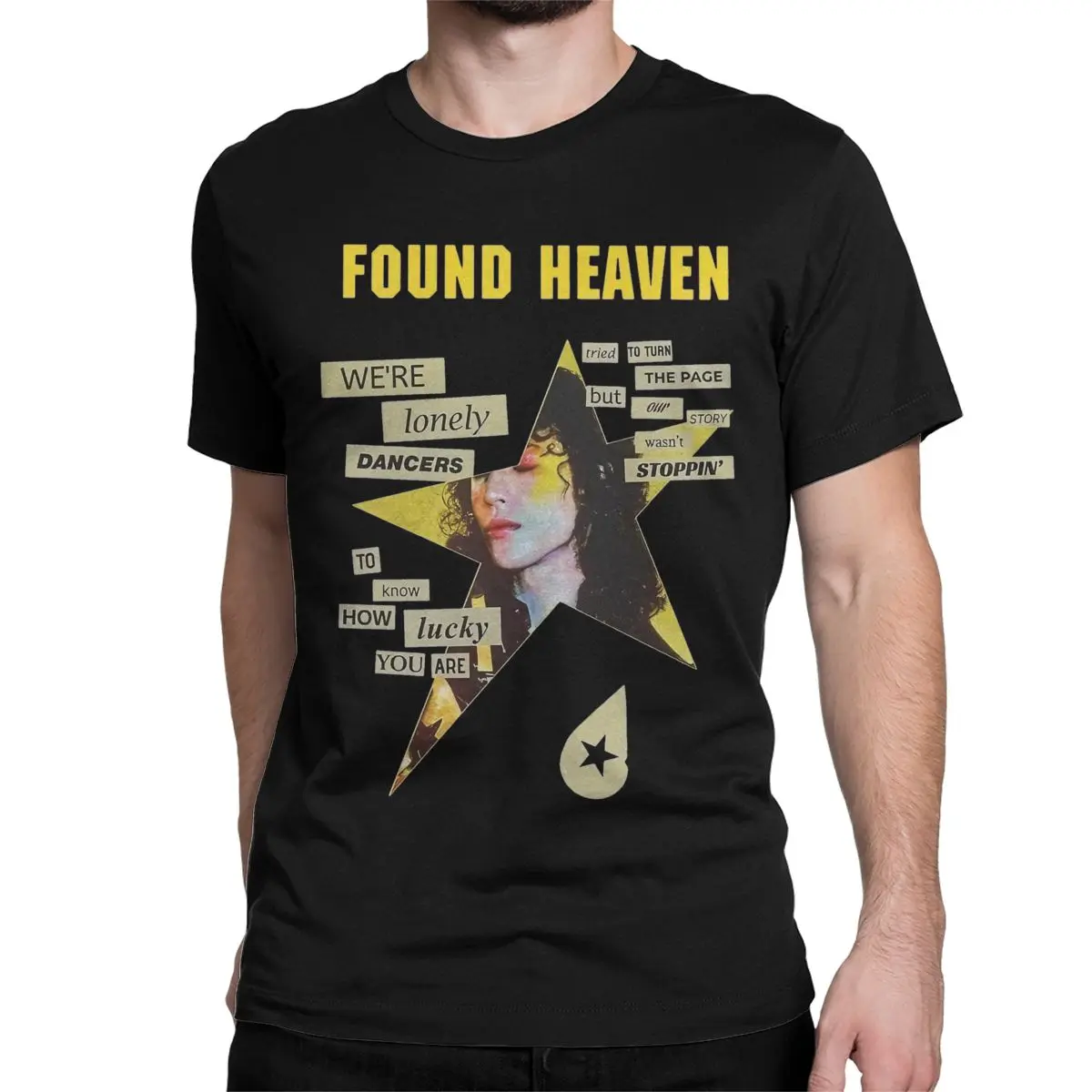 Conan Gray Found Heaven T-Shirt for Men Funny 100% Cotton Tees Round Collar Short Sleeve T Shirt New Arrival Tops