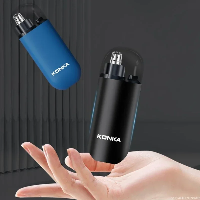 كونكا-ماكينة حلاقة كهربائية محمولة لشعر الأنف ، آلة تشذيب الشعر ، ذات حدين ، ناعمة ، للمنزل ، جديدة