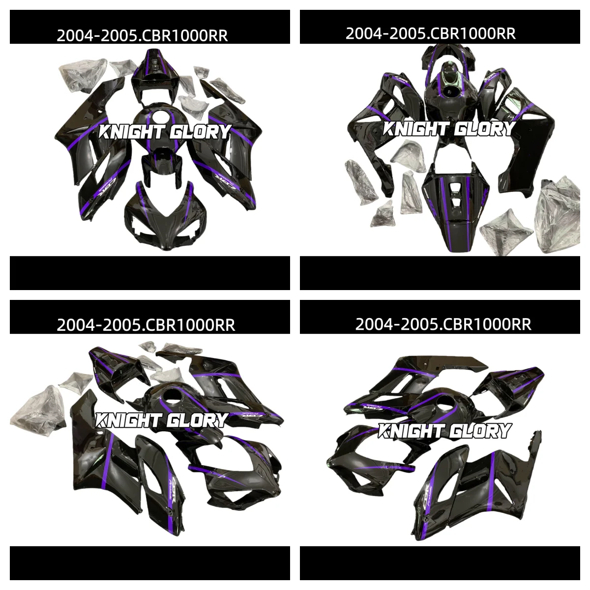 

Motorcycle complete set parts, suitable for CBR1000RR,2004 2005 models. Body cover kit. injection molding