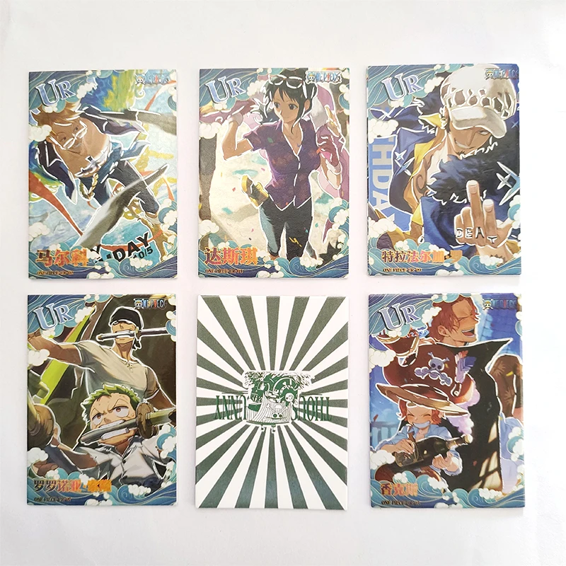 Level One Piece SP UR Card Trafalgar D. Water Law Monkey D. Luffy Rare Game Toys Collection Flash Card Christmas Birthday Gift