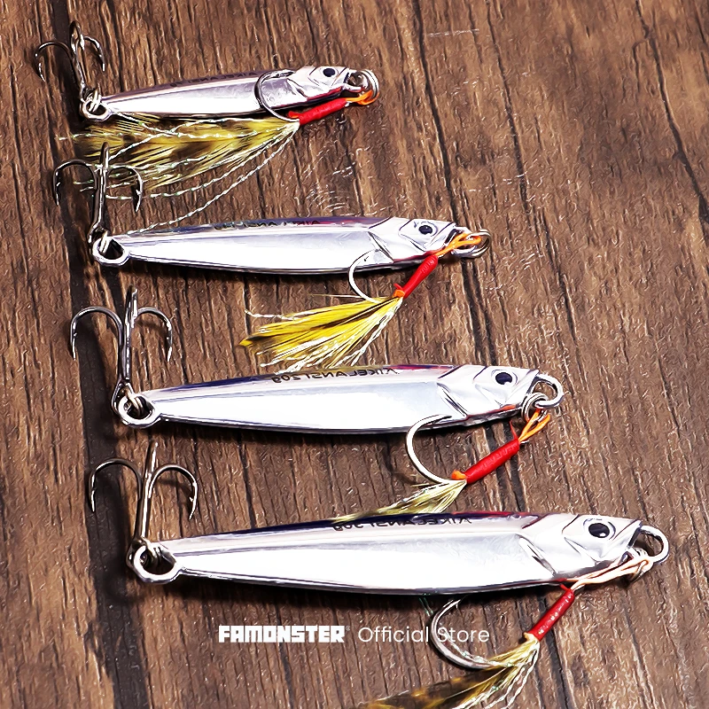 Bazooka Slow Jig Fishing Lure Spoon Jigging Bait Hard Lead Metal Sinking Jighead Boat Bass Trolling Trout Sea Pike Shore Ice Win