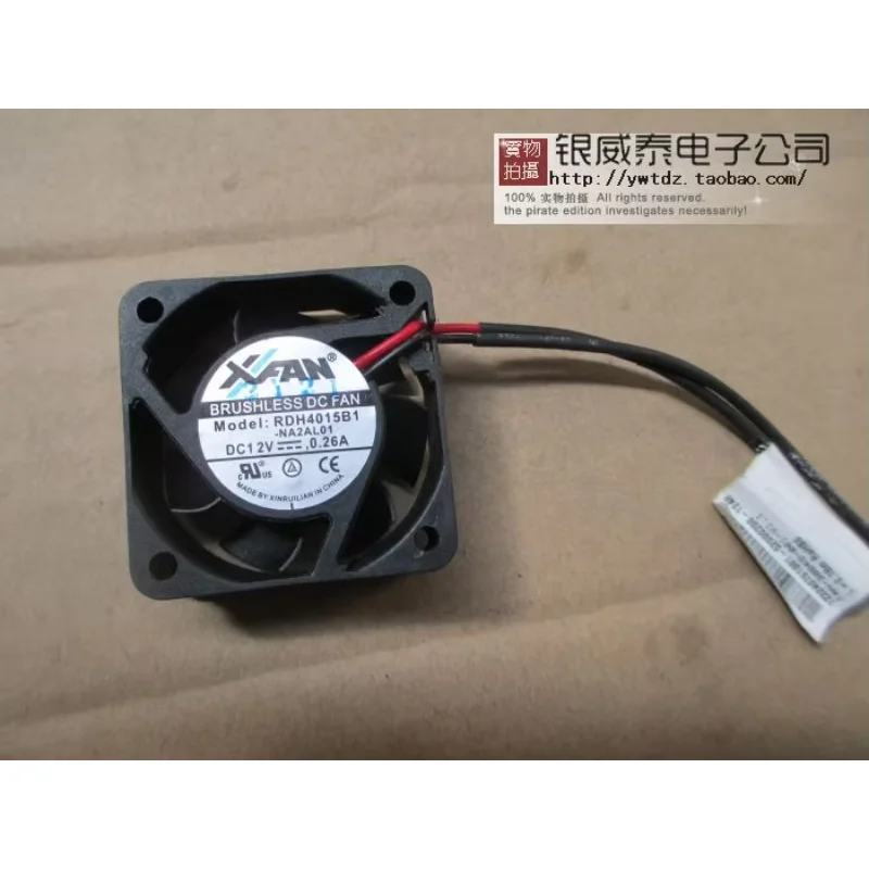 

XFAN RDH4015B1 DC 12 В 0,26 А 40x40x15 мм 2-проводной охлаждающий вентилятор для сервера
