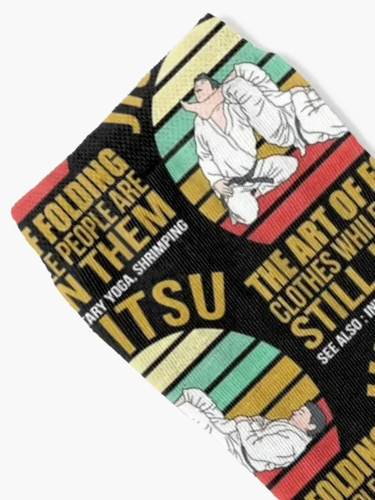 Funny Retro Brazilian Jiu-Jitsu MMA Gifts For Jiu Jitsu Socks Stockings shoes New year's Socks Male Women's