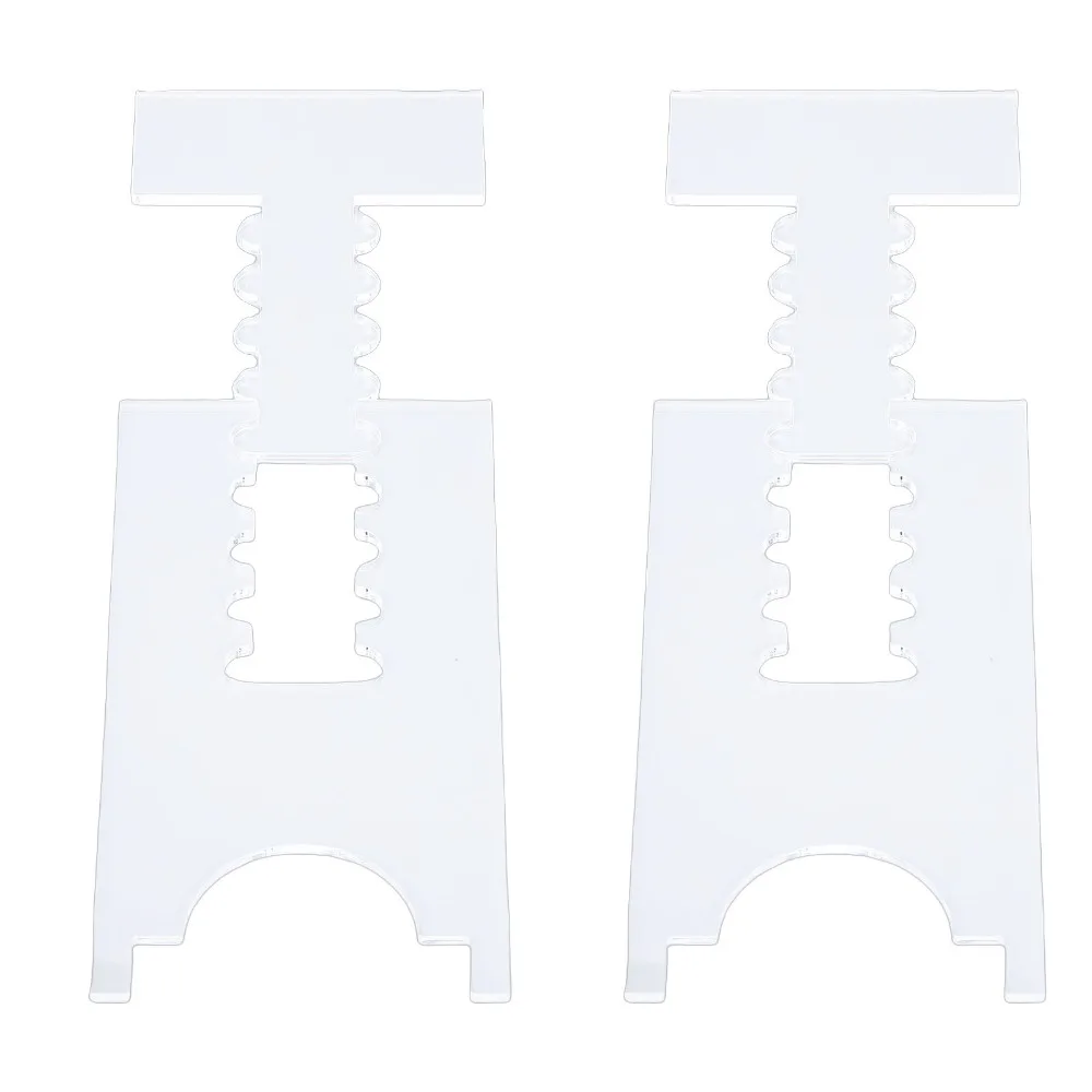 2 Pack Versatile Transparent Furniture Wall Protector Acrylic 10x17cm Sofa Wall Stopper Adjustable Couch Spacer For Sofa