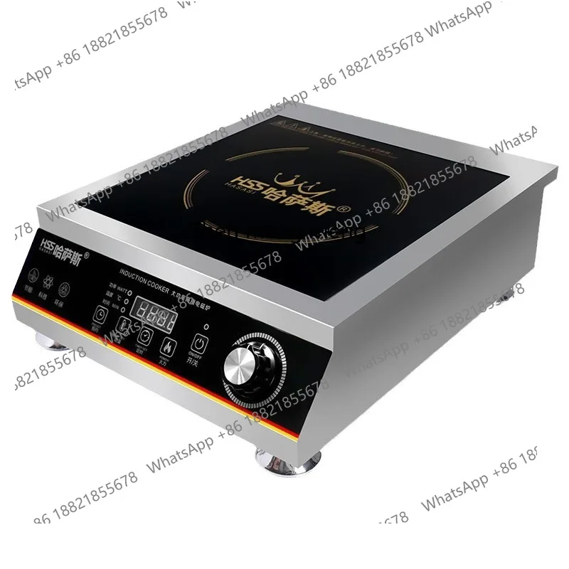 

Household induction cooker Hotel kitchen equipment Stainless steel flat stir fry Commercial induction cooker
