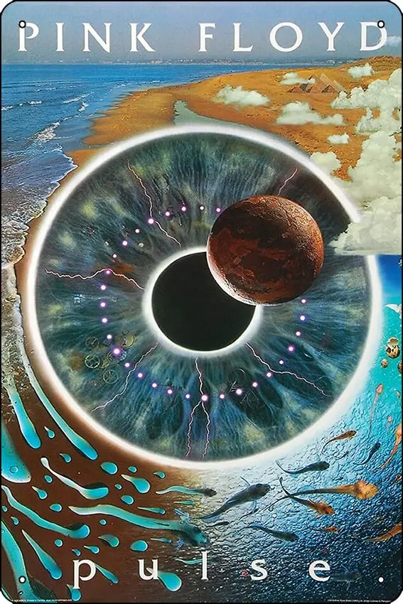 

Постер с импульсом глаз, металлический жестяной знак, забавное домашнее искусство, Настенный декор 8x12 дюймов