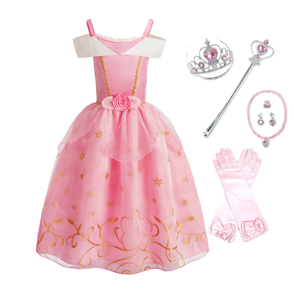 Baby Meisje Rapunzel Kostuum Kinderen Doornroosje Belle Sofia Jurk Kinderen Halloween Carnaval Party Prinses Jurk Meisje Vermomming