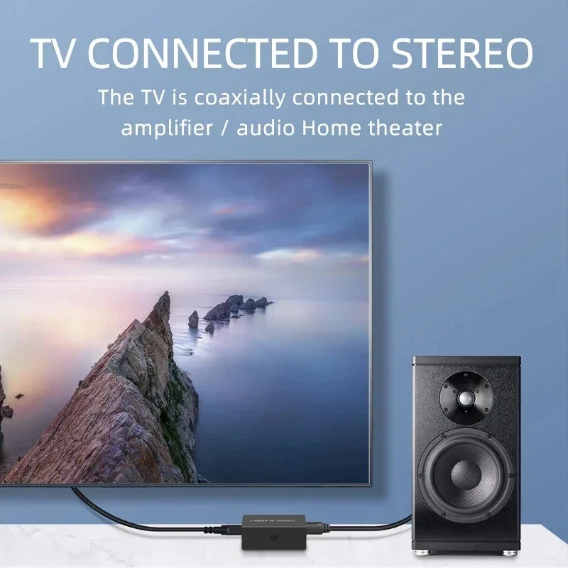 Двунаправленный цифровой аудиоконвертер Цифровой коаксиально-оптический преобразователь Оптично-коаксиальный или коаксиальный аудиопереключатель