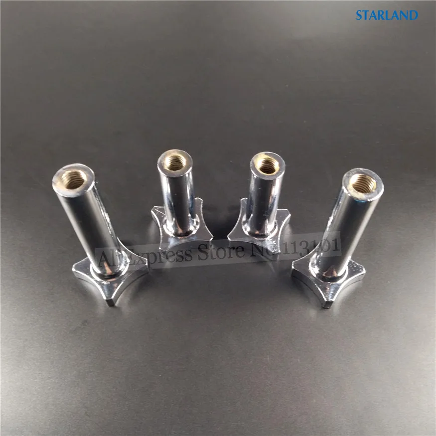 4 Pieces Tight Nuts Metal Clamping Bolts Silver Color Spare Parts For Soft Serve Machines Ice Cream Makers Fittings M8 Or M10