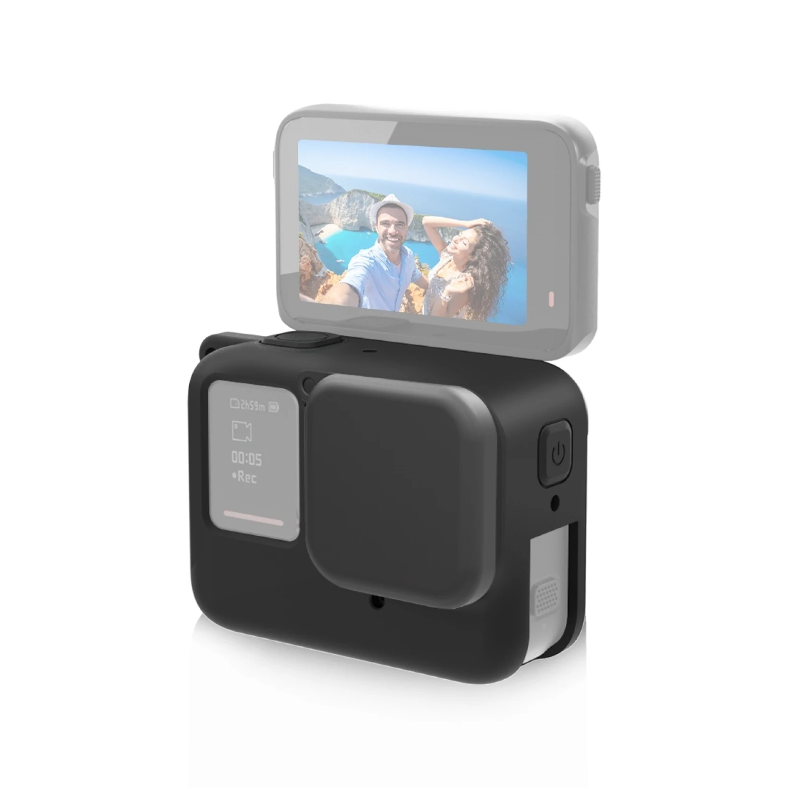 

Suitable for Insta360 Ace pro Body Silicone Cover Protective Case with Lens Cap for Camera