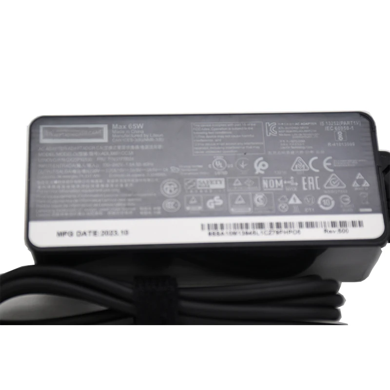 Type-c 65w Adapter Charger For Lenovo X380 L390 T480 X390