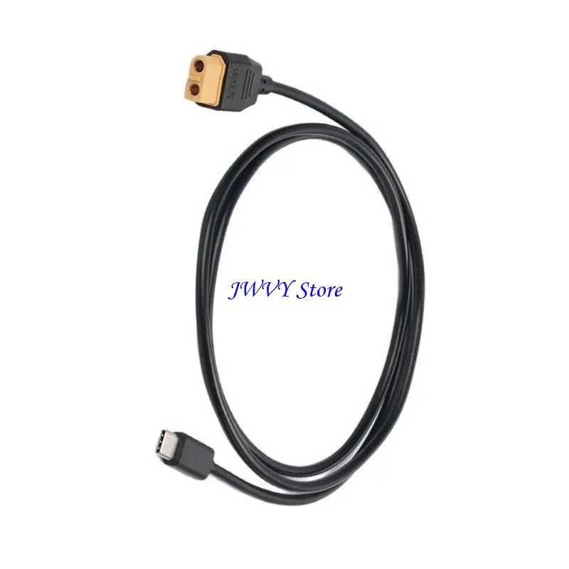 573A USB C to XT60 Female Adapter Cable 100W Fast Charging for Drones and Models