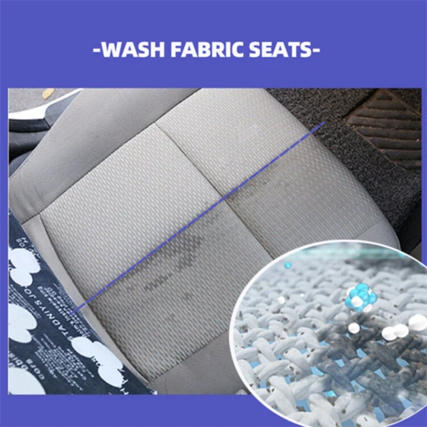 Car Interior Fabric Cleaning Agent  Clears 99% Of Hard Stains For Car