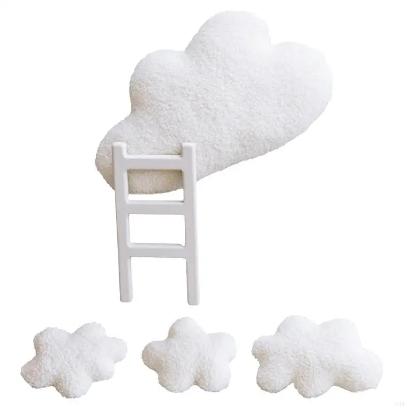

76HF Multifunctional Cloud Ladder Newborns Photo Props Lightweight and Portable Posing Aid for Professional Photographers