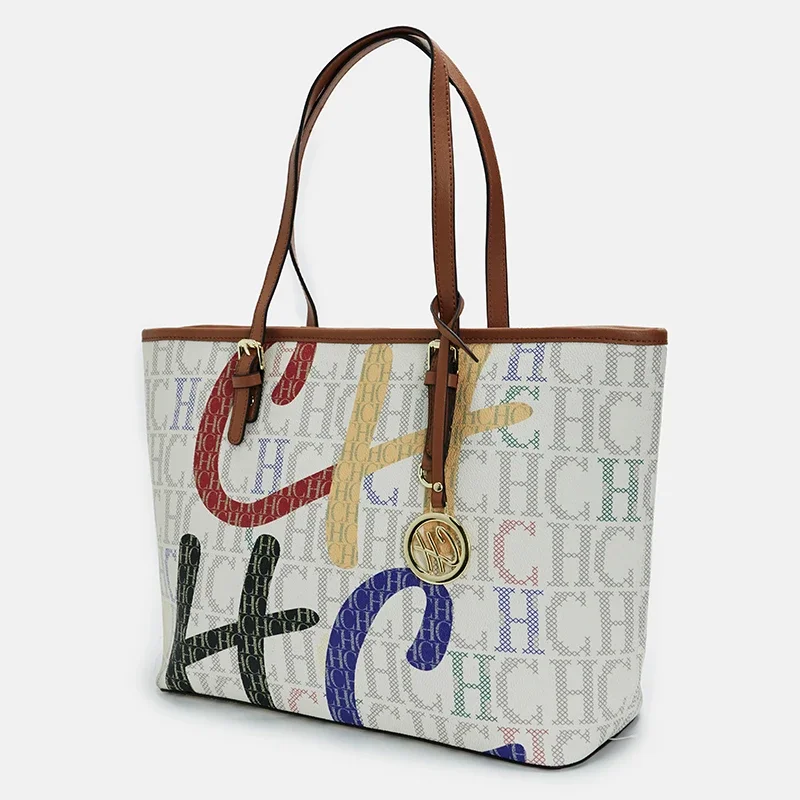 

CH Designer Graffiti Lettering Design Shoulder Bag Lightweight, Casual, Fashionable, Multi-functional Large-Capacity Bag
