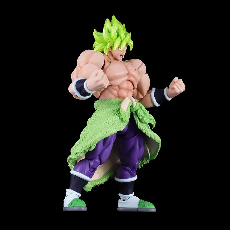 

【100% подлинные】BANDAI SPIRITS, оригинальные H = 22 см Dragon Ball Super Broly Broly Legendary SSJ S.H.Figuarts, модель полной мощности, игрушки