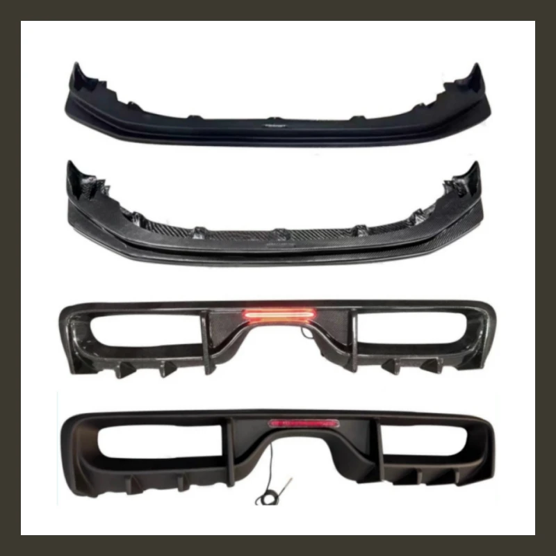 

Car Body Kit for BMW MINI F55 F56 F57 Cooper 14-21 Modified Resin Carbon Fiber Rear Lip with Lamp Front Shovel