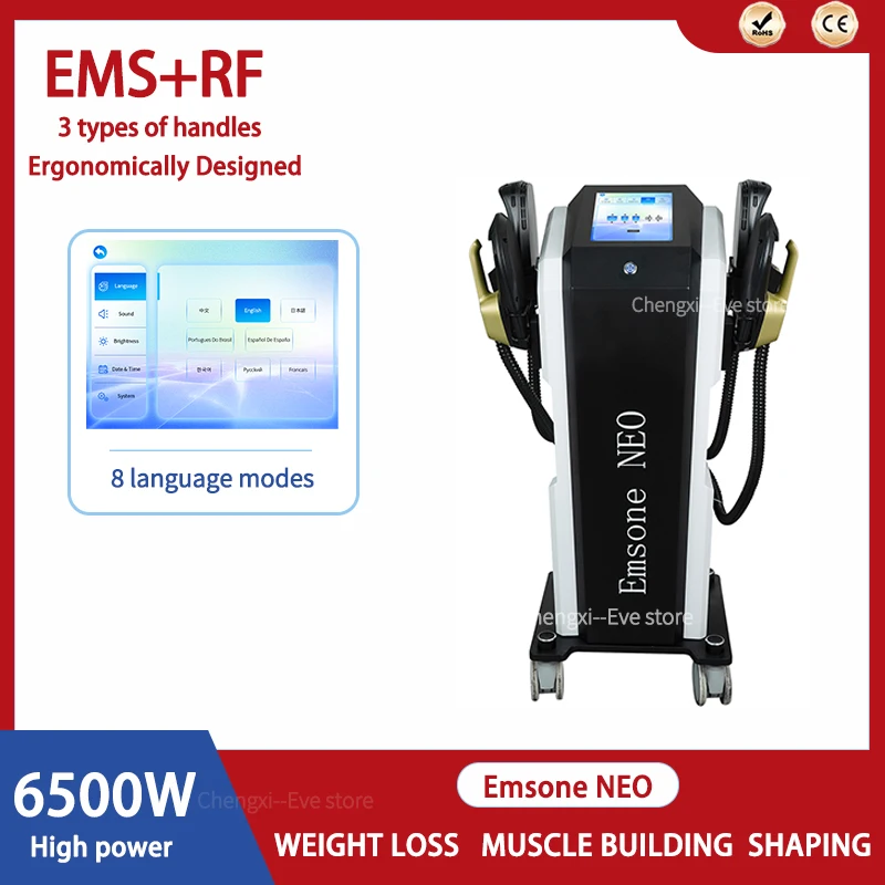 

High power 4-step RF Function Fat Burning Body Shaping Machine Emsone NEO 6500W