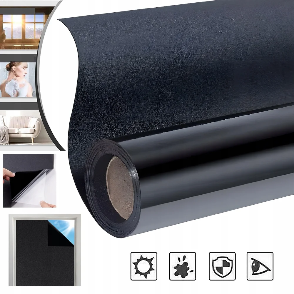 Window Film Electrostatic Film Suitable For Office Windows Protects Privacy Without Glue And Can Be Used For Window Renovation.