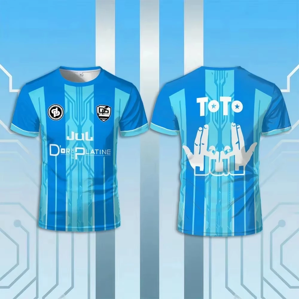 2026 JUL Maillot TOTO Et Ninetta JerseyWomen Trendy Rap Culture Print T-shirts Kids Short Sleeved Tee Tops  Men's Hockey Jersey