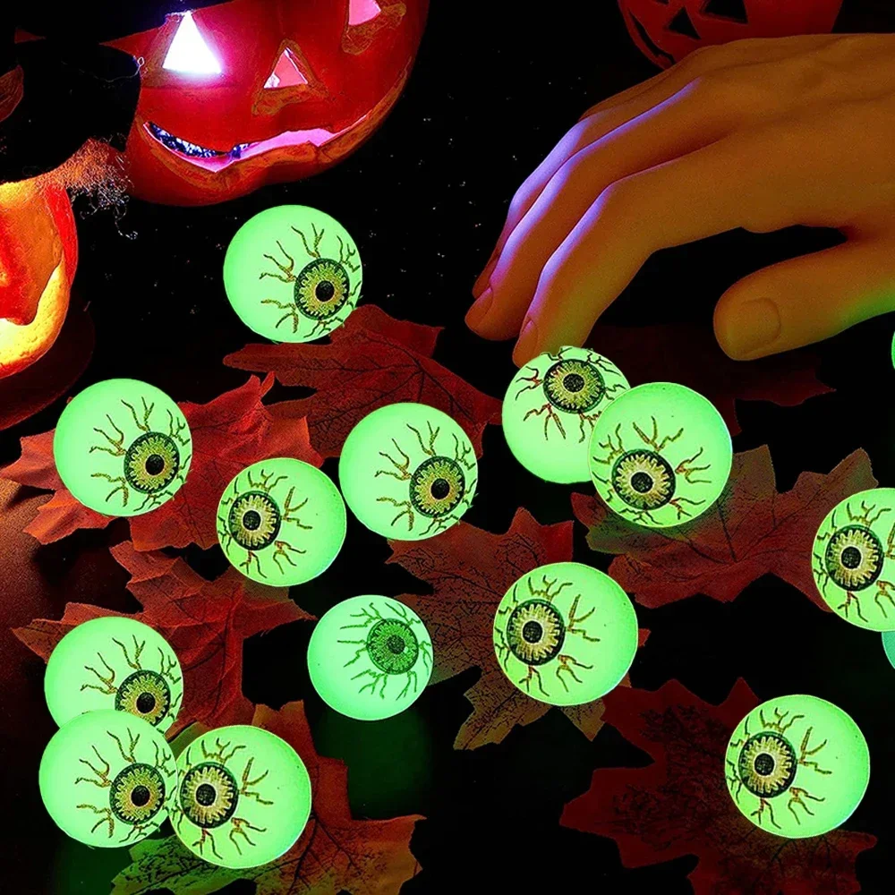 Großhandel Leuchtende im Dunkeln Springbälle Dekoration Geisterhaus Horror-Requisiten Haushalt Halloween-Party Leuchtende Kunstaugen – Detail 6
