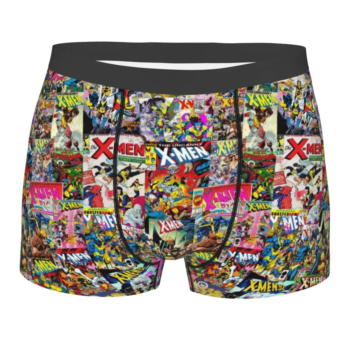 

Custom Fashion X-Men Wallpaper Boxers Shorts Panties Male Underpants Stretch Briefs Underwear
