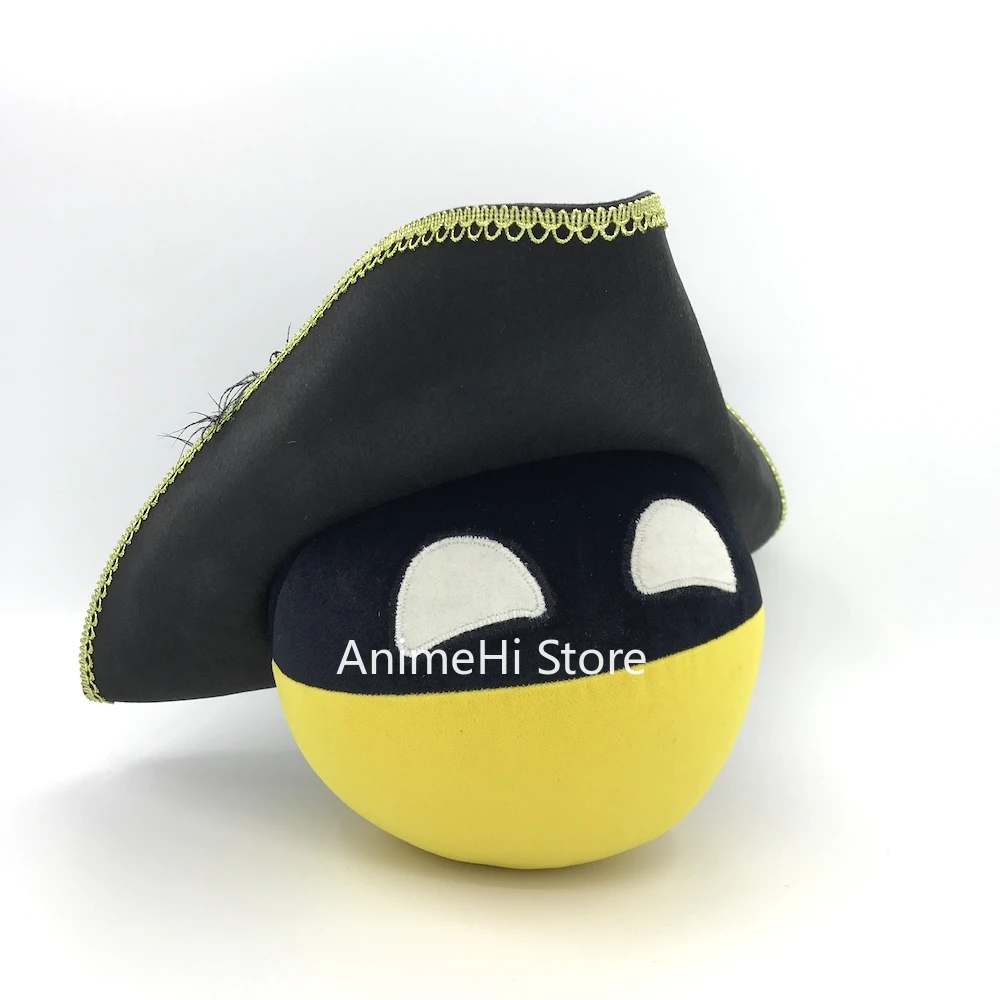 The Habsburg Dynasty Ball and Tricorne hat Doll countryballs plushies Cosplay Polandball Plush Toy for Gift 20CM