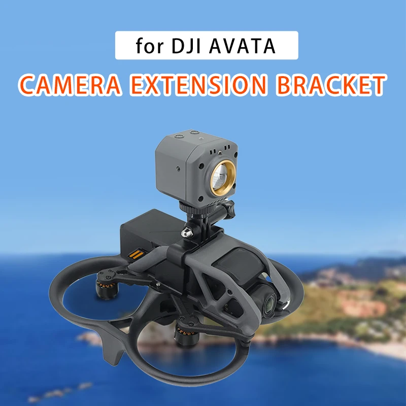 for DJI AVATA Camera Expansion Bracket Drone Top Fixing Adapter Mount Gopro 11 Osmo Action 2 3 Insta360 One Searchlights Holder