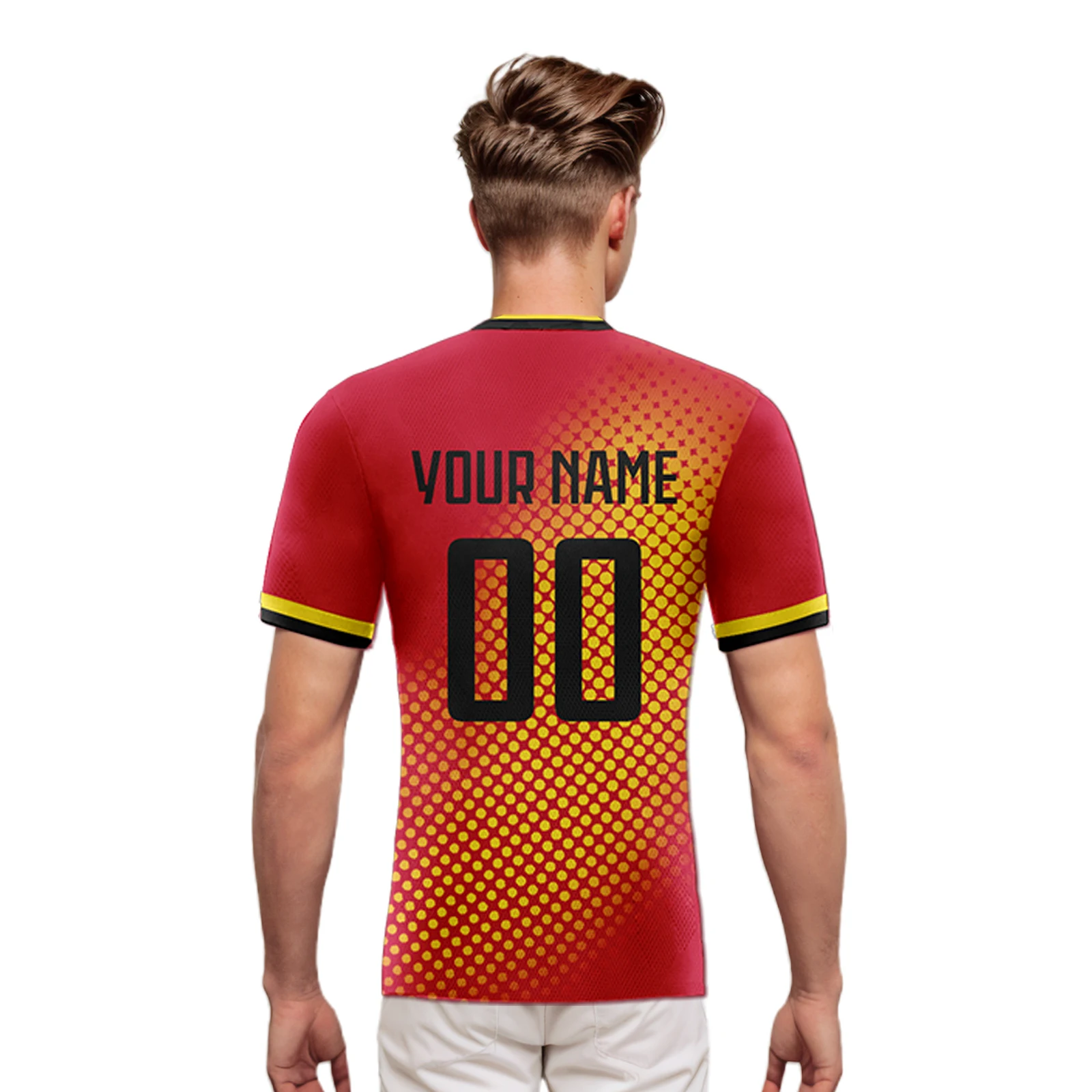 Custom Belgium Football Shirts for Men Women Youth Breathable Soccer Jersey Personalized Name Number Tracksuit Sports Fans Gift