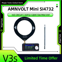 V3S AMNVOLT Mini SI4732 DSP Radio Receiver with Hi-Z Circuit FM AM SSB LSB USB Mode ABS Injection Molding Material