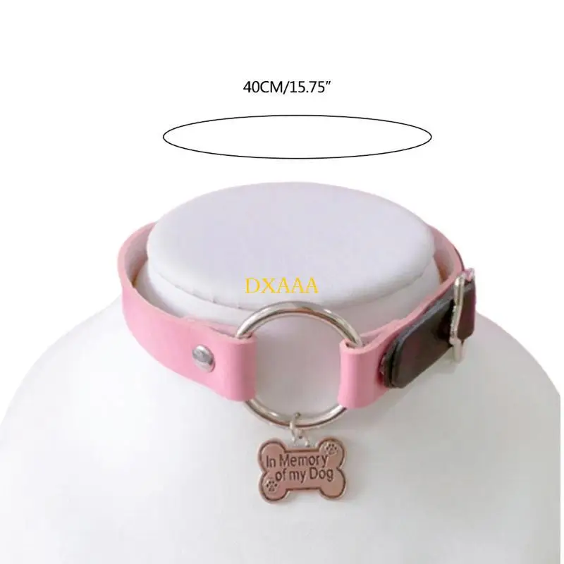 DXAA Adjustable Sexy Neck Collar Necklace PU Leathers Halloween Womens Costume Props