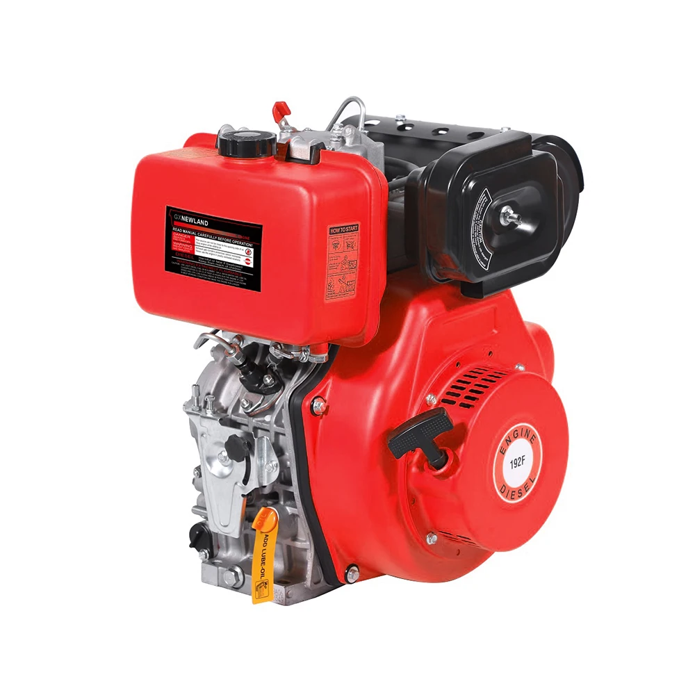 Manufacturer Directly 192F Air Cooled 8kw 9kw Power 498cc Diesel Engine For Sale