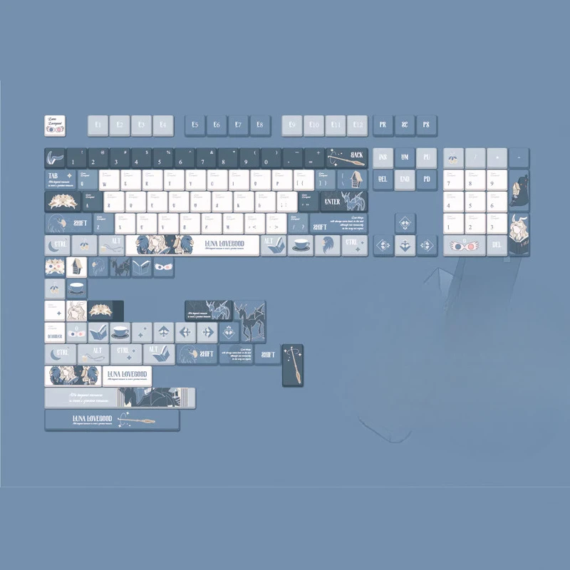Blue LaVine Fairy Illustration Original Height Full Set of Keycaps