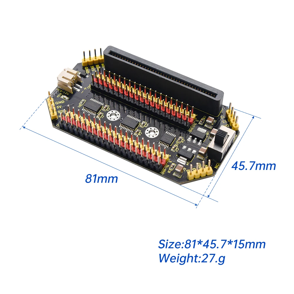 Kidsbits Keyestudio Microbit Expansion Shield Board With IO Ports Compatible With Micro Bit V1.5&Micro:bit V2