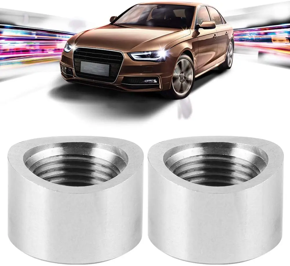 M18x1.5 محززة تجهيزات لحام ماسورة العادم 02 الاستشعار لحام بونغ قاعدة لمعظم لحام السيارات 1 قطعة