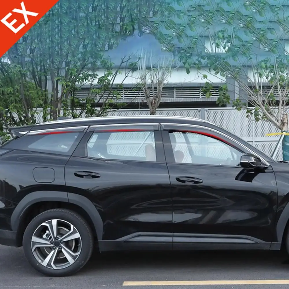 

For GEELY ATLAS/FX11/BOYUE L 2025-2026 Car Window Visor Rainwater Window Air Guard Deflectors Awnings Accessories