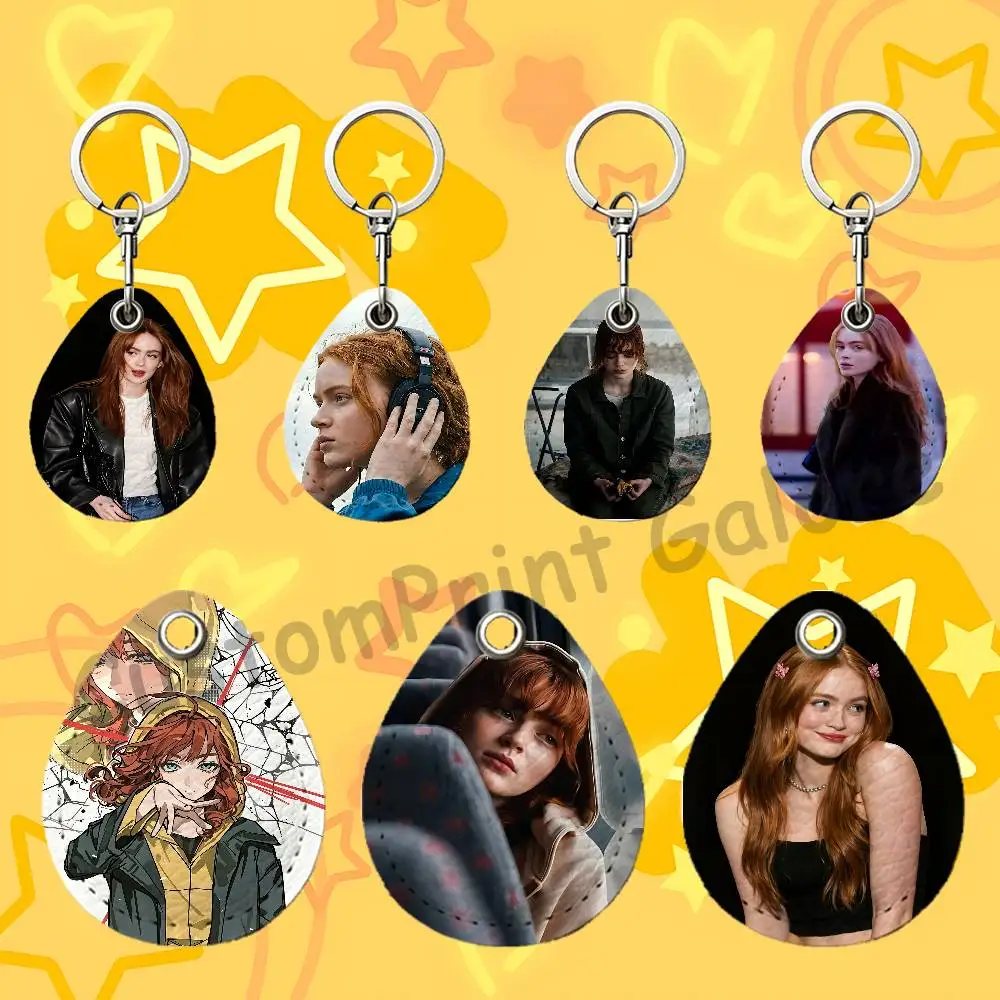 S-Sadie J-Jean RFID NFC Payment Fob Easy To Carry Teardrop-Shaped Leather Card Holder Car Key Fob